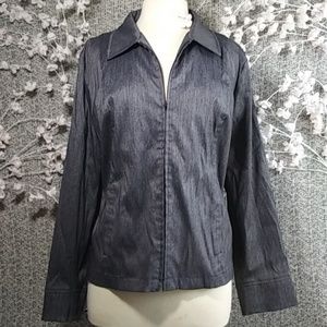 EUC Venezia Zip Grey Lightweight Shacket